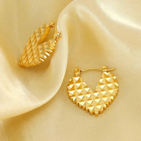 Anti tarnish amazing simple earrings