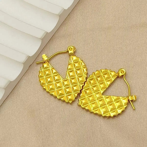 Anti tarnish amazing simple earrings