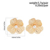 Floral Statement Earrings with Pearl Center