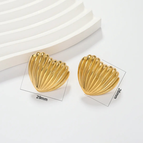 Anti Tarnish Cute Heart Earring