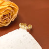 Golden Sun Flower Daisy Ring