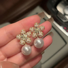 Floral Pearl Earrings