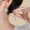Mermaid Pearl Dangle Drop Earrings