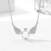 Silver Plated Angel wings Necklace