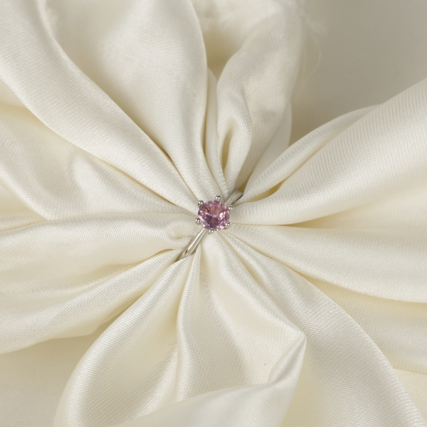 Pink Colour Flower Wedding Engagement Party Ring