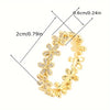 Golden Flower Daisy ring