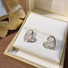 Olive Leaf Heart Earrings