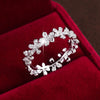 Silver Flower Daisy ring
