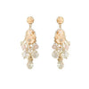 Yellow shade Pearl earrings