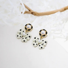 Cute Little White Bow Drop Earring