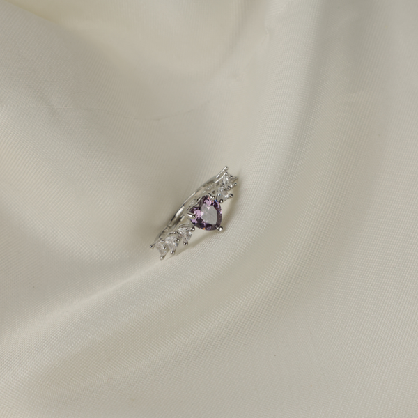 Opal Touch Pink Diamond Romance Ring