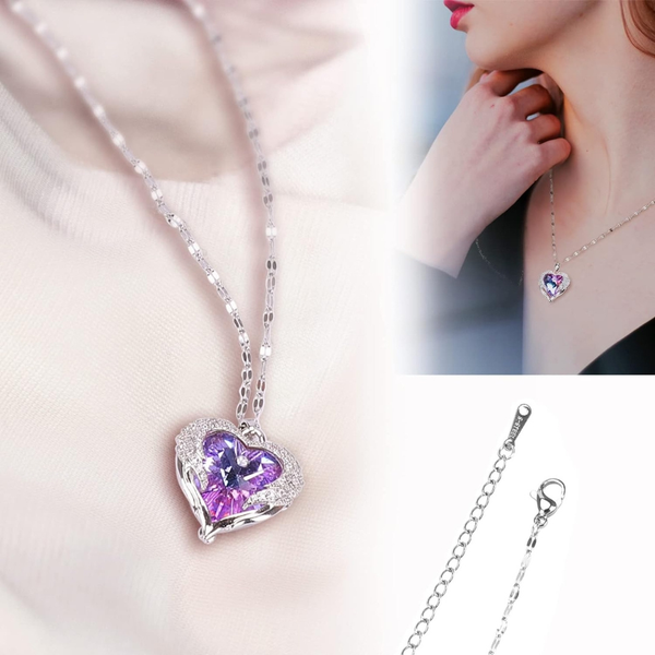 Love colourfullheart necklace
