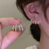 Crystal Pearly Hold Earring
