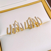 Crystal Pearly Hold Earring