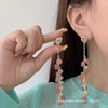 Dreamy long chain earrings