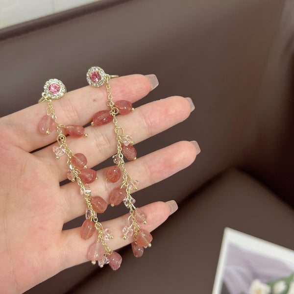 Dreamy long chain earrings