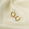 Anti Tarnish Golden Earrings For Women