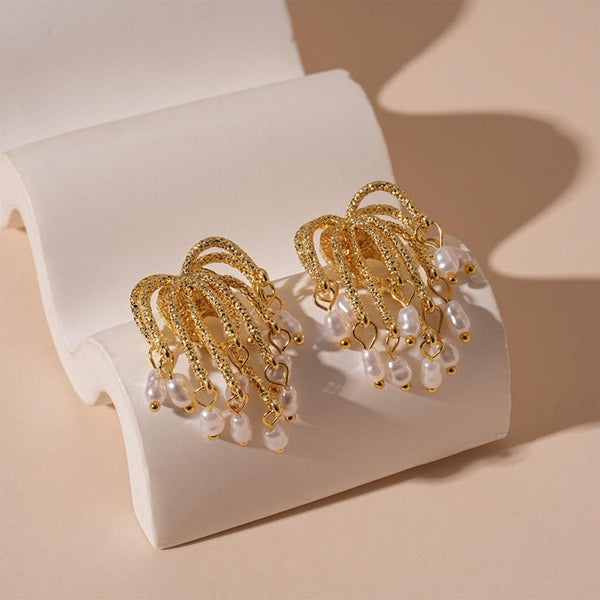 Design Firework Pearl Earring