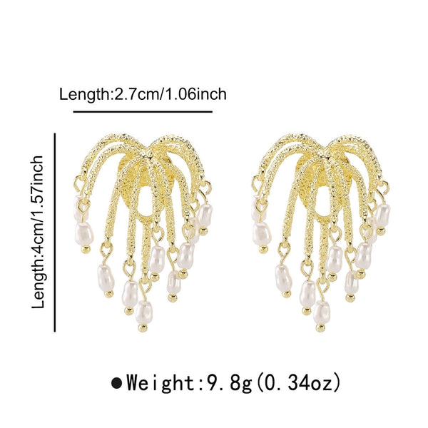 Design Firework Pearl Earring
