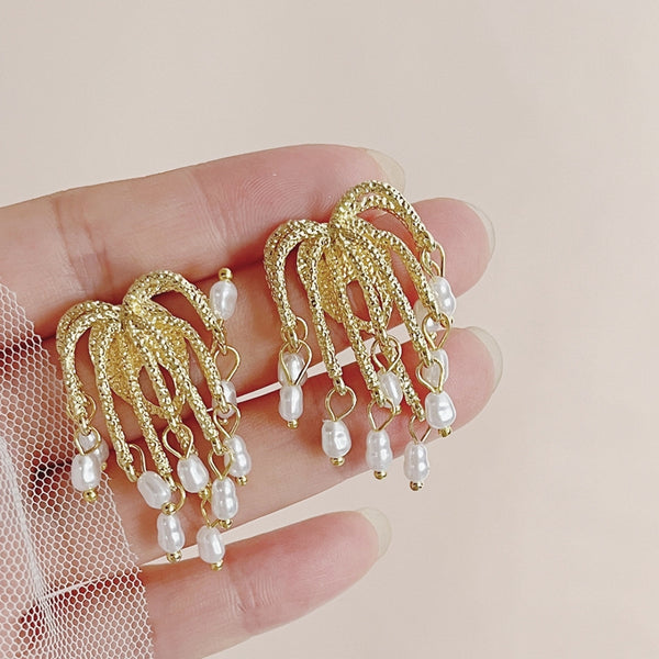 Design Firework Pearl Earring