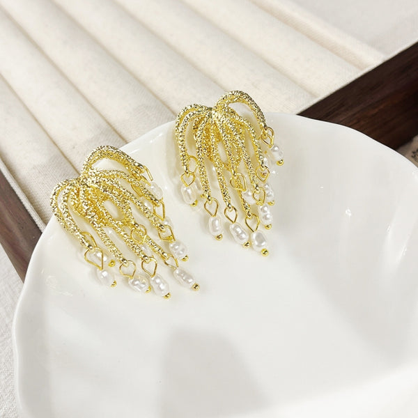 Design Firework Pearl Earring