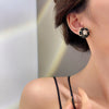 Pack Of 3 Black Gold Plated Earring