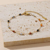 Colorful natural stone bracelet