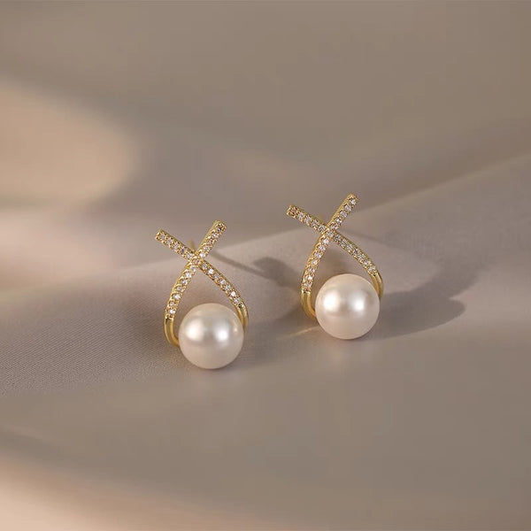 Combo Of 2 Stylish Pearl Earrings
