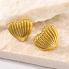Anti Tarnish Cute Heart Earring