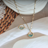 Love Blue Whale Pendant Necklace, Ring set