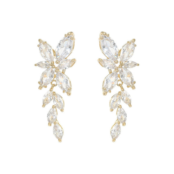 Leaf Dangle Drop Earrings