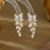 Leaf Dangle Drop Earrings