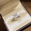 Princess cut engagement ring