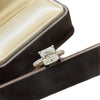 Princess cut engagement ring