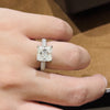 Princess cut engagement ring