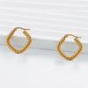 Anti tarnish Cable Twisted Earring