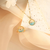 Love Blue Whale Pendant Necklace, Ring set