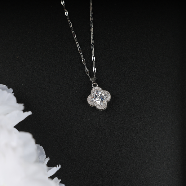 Love diamond look necklace