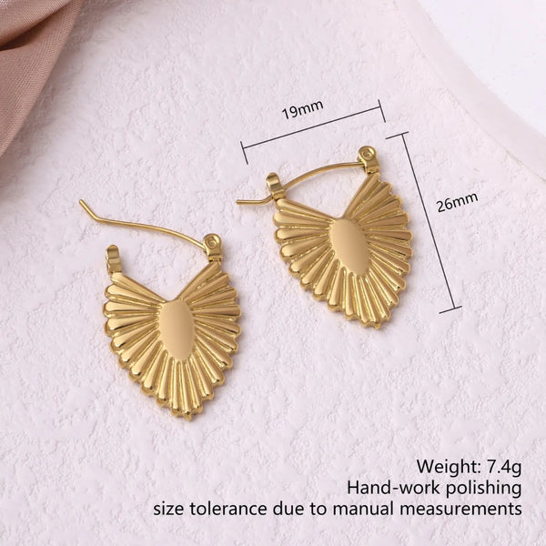 Anti tarnish honey bee earrings