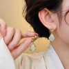 White Drop Designed Western Drop Earring