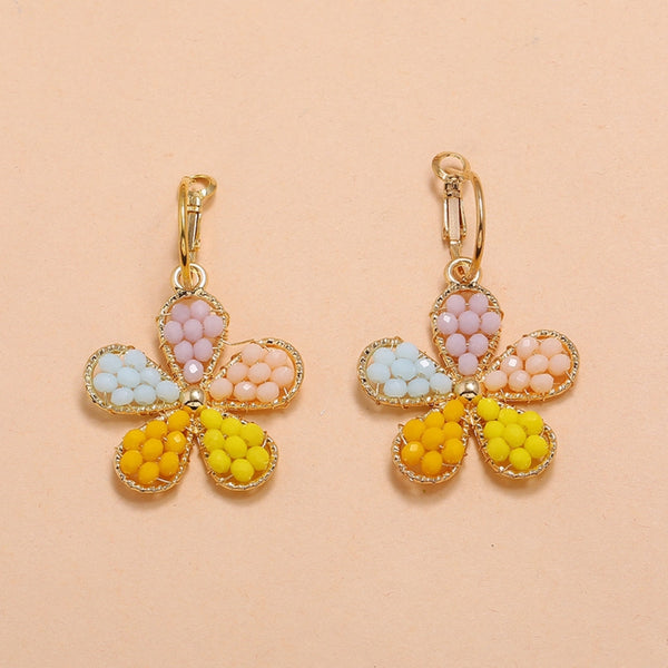 Flower Dangle Daisy Earring