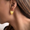 Anti tarnish honey bee earrings