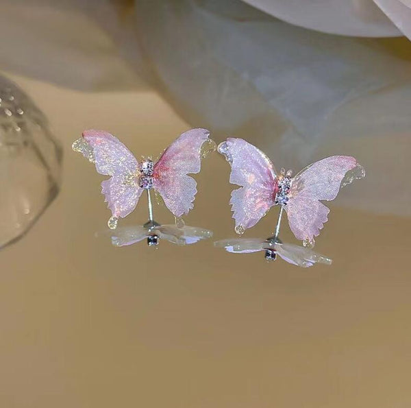 Pack Of 2 Butterfly & Bow Earring