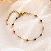 Colorful natural stone bracelet