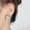 Pack Of 3 Golden Bow Pearl Earring