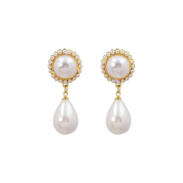 Elegant Water Drop Pearl earrings