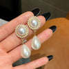 Elegant Water Drop Pearl earrings