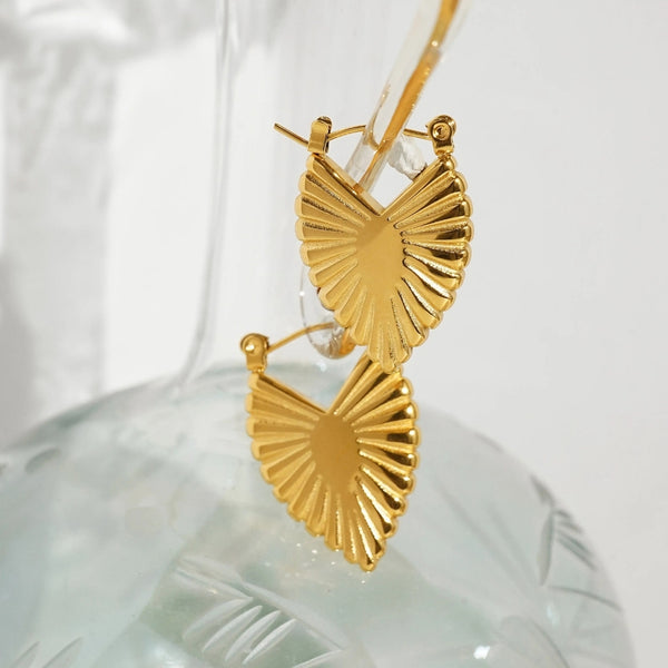 Anti tarnish honey bee earrings