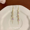 Long Tassel Ear Wire Dangle Earring