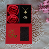 Love Gold Plated Butterfly Necklace, Ring Set